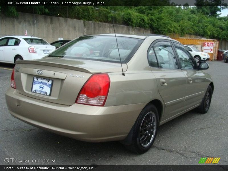 Champagne Beige / Beige 2006 Hyundai Elantra GLS Sedan