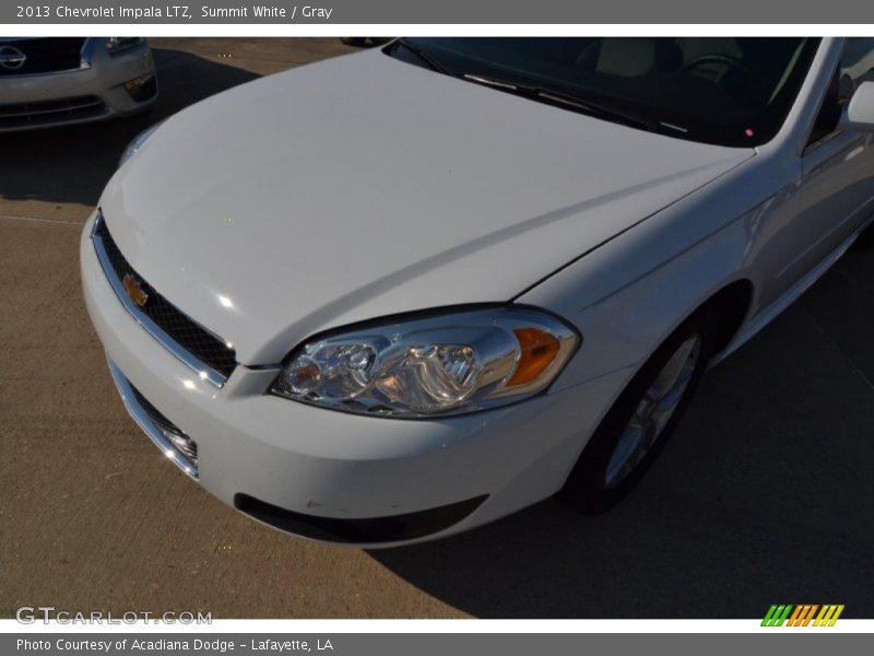 Summit White / Gray 2013 Chevrolet Impala LTZ
