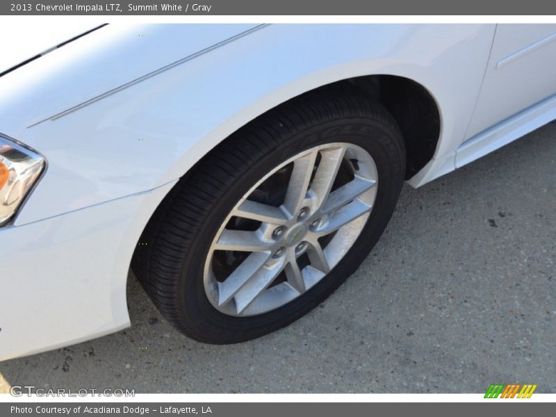Summit White / Gray 2013 Chevrolet Impala LTZ
