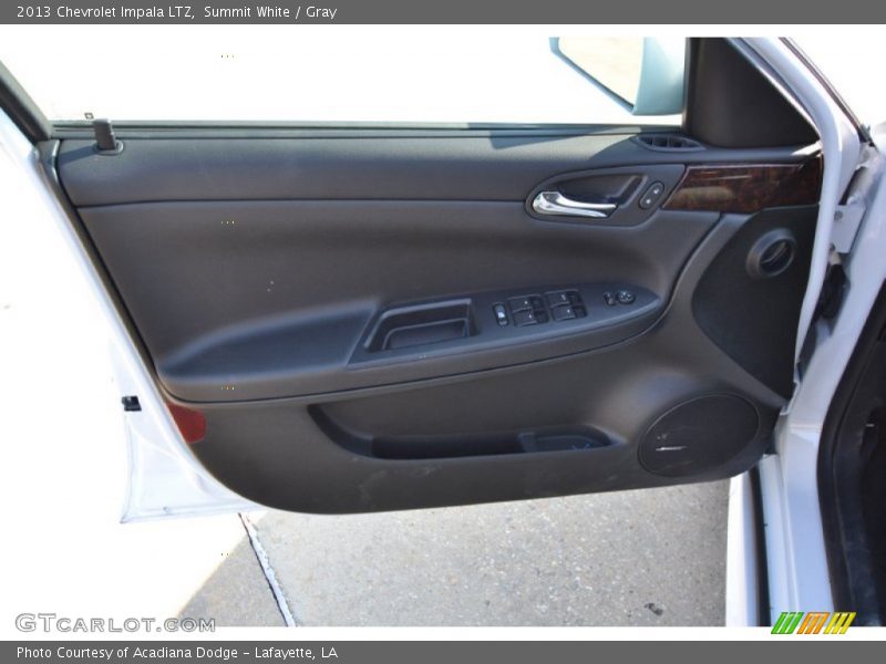 Summit White / Gray 2013 Chevrolet Impala LTZ