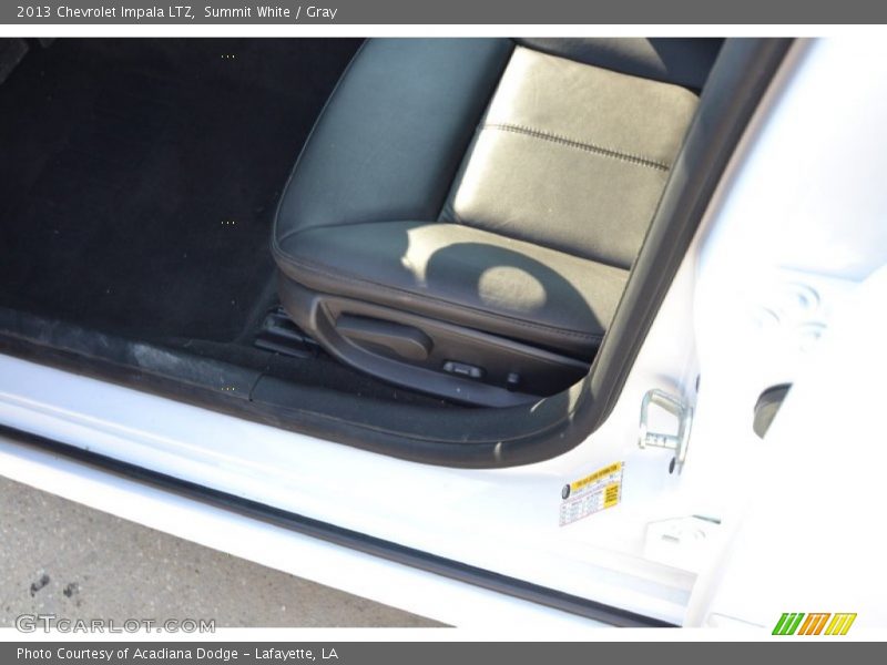 Summit White / Gray 2013 Chevrolet Impala LTZ