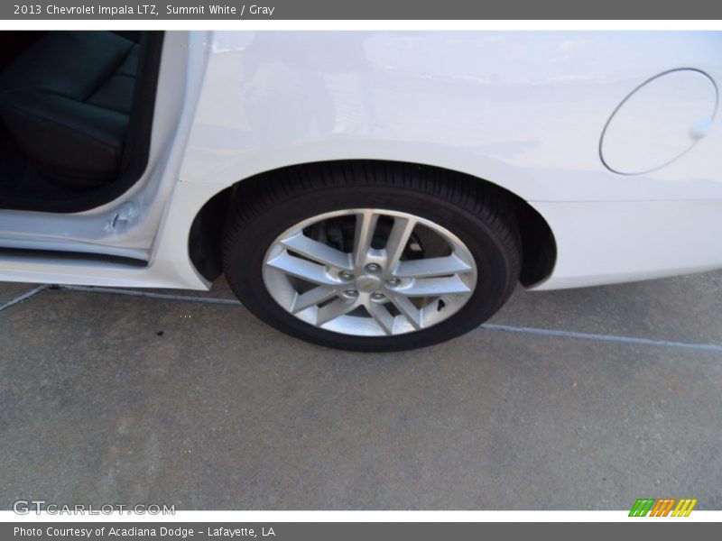 Summit White / Gray 2013 Chevrolet Impala LTZ