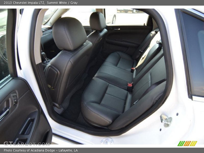 Summit White / Gray 2013 Chevrolet Impala LTZ