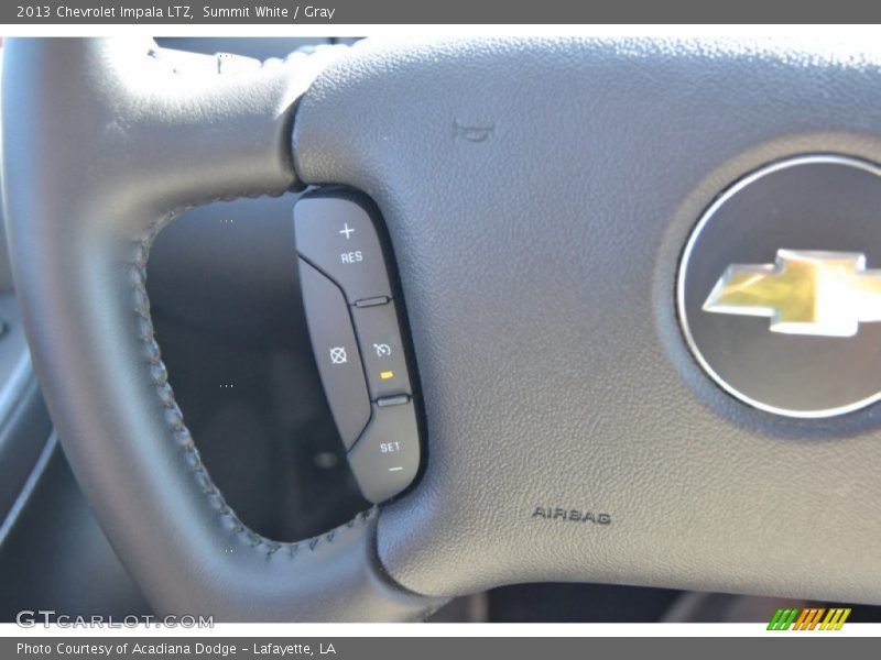 Summit White / Gray 2013 Chevrolet Impala LTZ