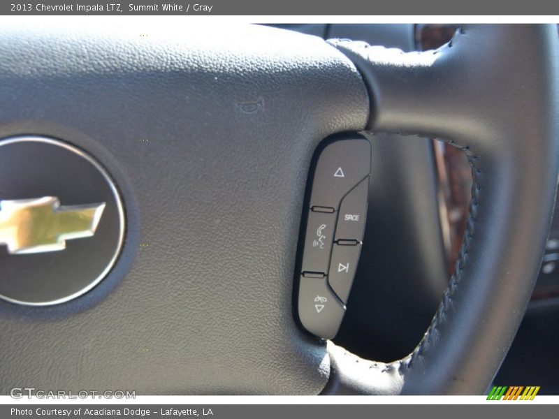 Summit White / Gray 2013 Chevrolet Impala LTZ