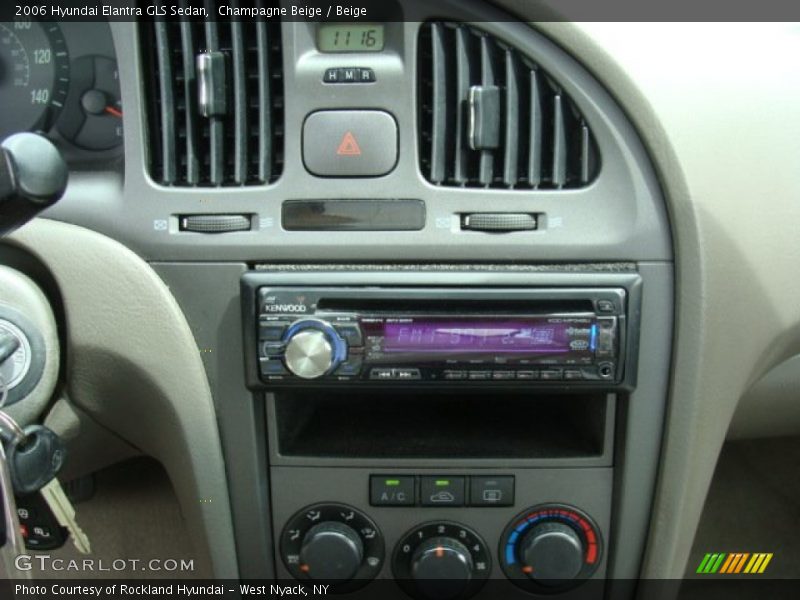Champagne Beige / Beige 2006 Hyundai Elantra GLS Sedan