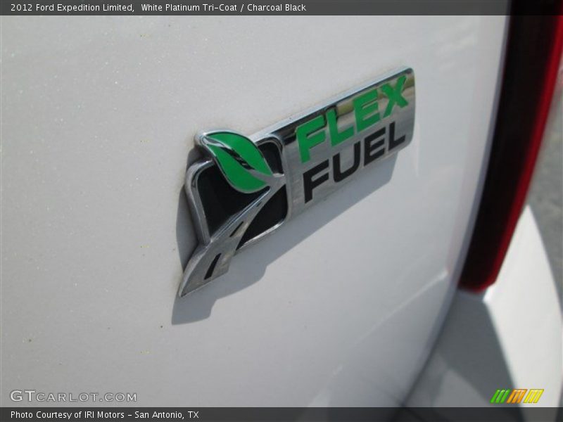 White Platinum Tri-Coat / Charcoal Black 2012 Ford Expedition Limited