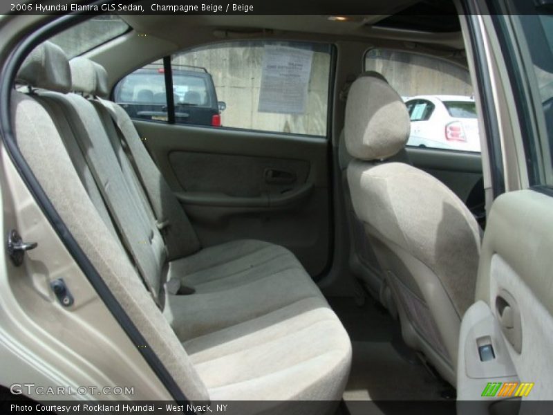 Champagne Beige / Beige 2006 Hyundai Elantra GLS Sedan