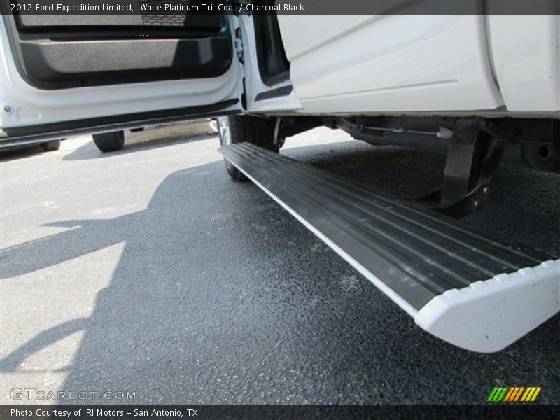 White Platinum Tri-Coat / Charcoal Black 2012 Ford Expedition Limited