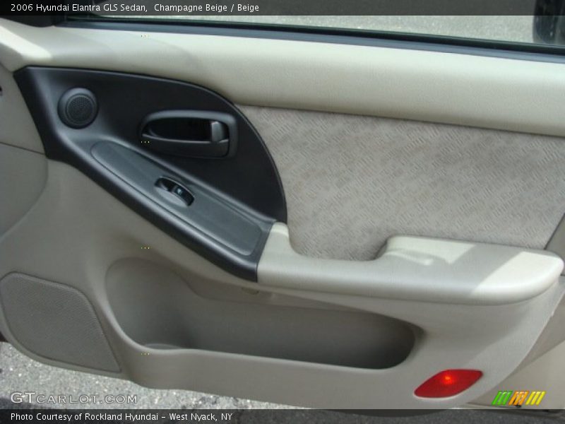 Champagne Beige / Beige 2006 Hyundai Elantra GLS Sedan