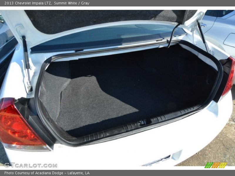 Summit White / Gray 2013 Chevrolet Impala LTZ