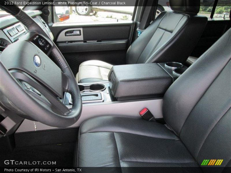 White Platinum Tri-Coat / Charcoal Black 2012 Ford Expedition Limited