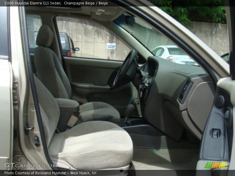 Champagne Beige / Beige 2006 Hyundai Elantra GLS Sedan