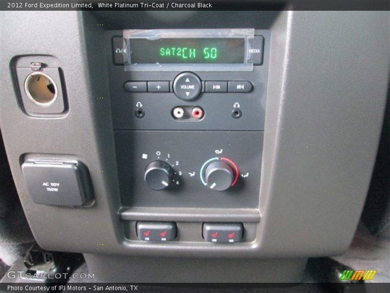 White Platinum Tri-Coat / Charcoal Black 2012 Ford Expedition Limited
