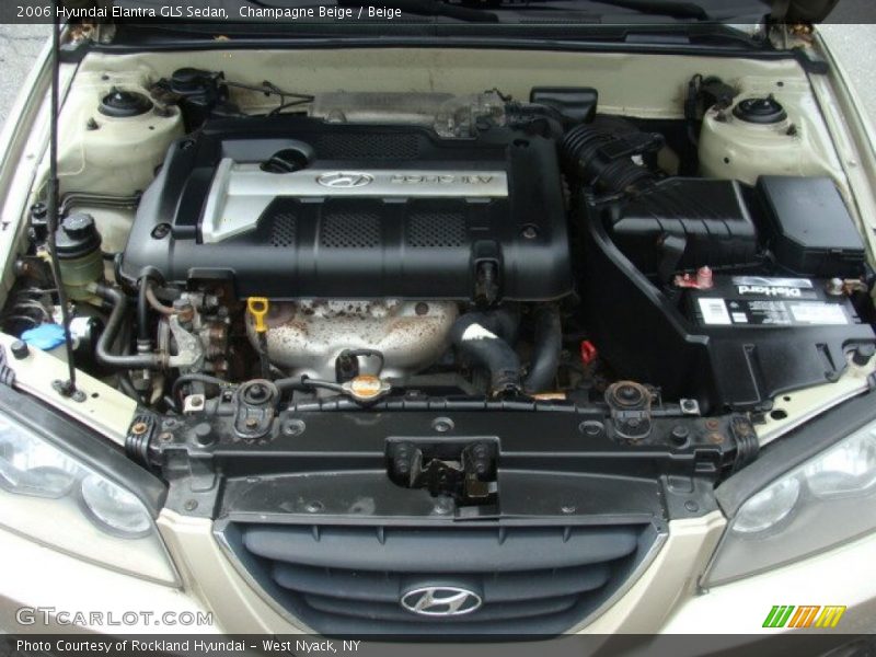 Champagne Beige / Beige 2006 Hyundai Elantra GLS Sedan