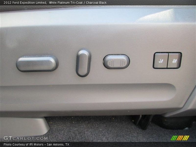 White Platinum Tri-Coat / Charcoal Black 2012 Ford Expedition Limited