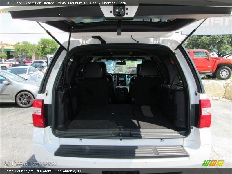 White Platinum Tri-Coat / Charcoal Black 2012 Ford Expedition Limited