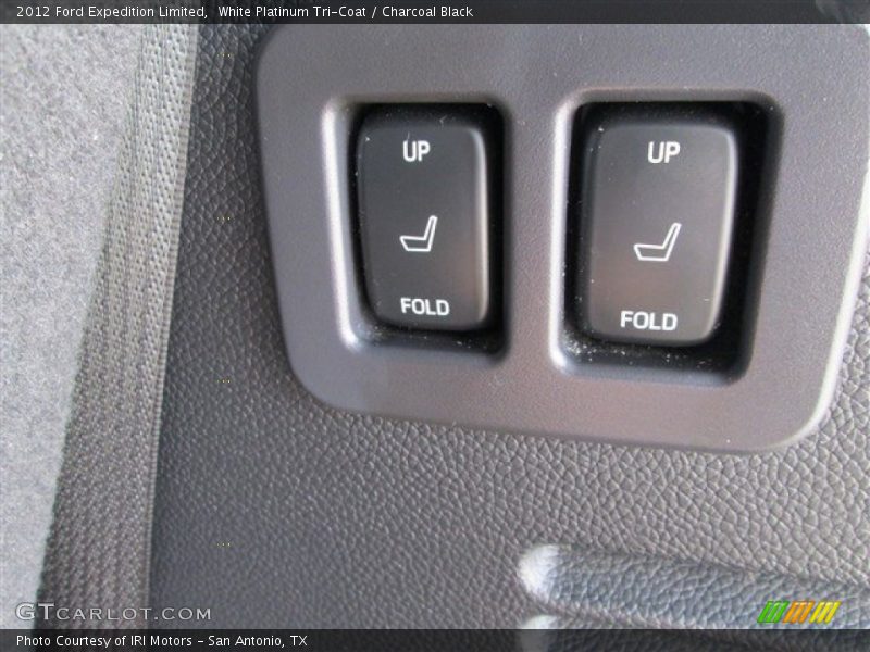White Platinum Tri-Coat / Charcoal Black 2012 Ford Expedition Limited