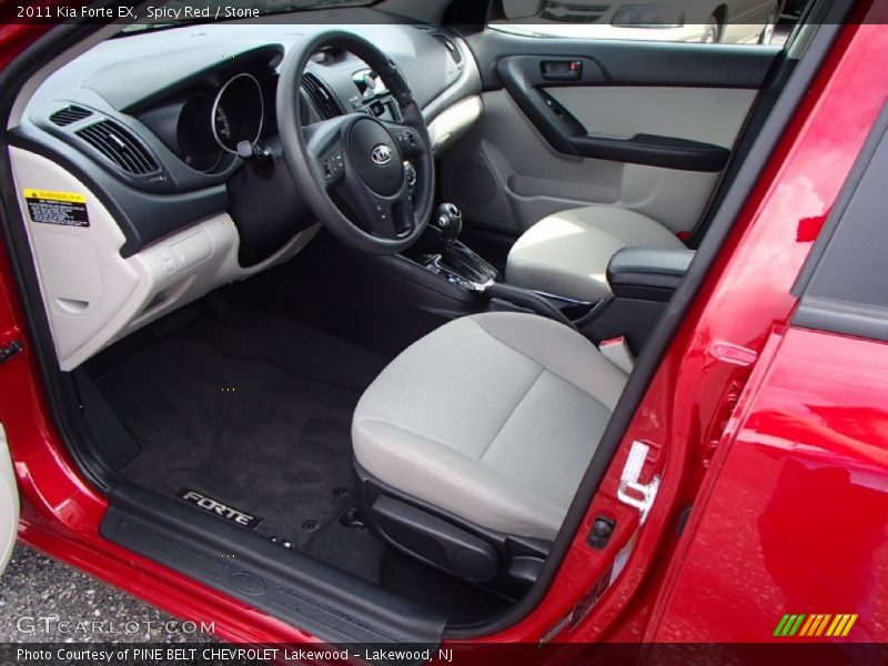 Spicy Red / Stone 2011 Kia Forte EX