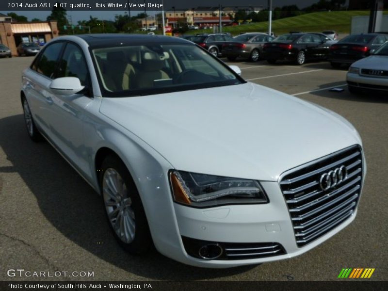 Front 3/4 View of 2014 A8 L 4.0T quattro