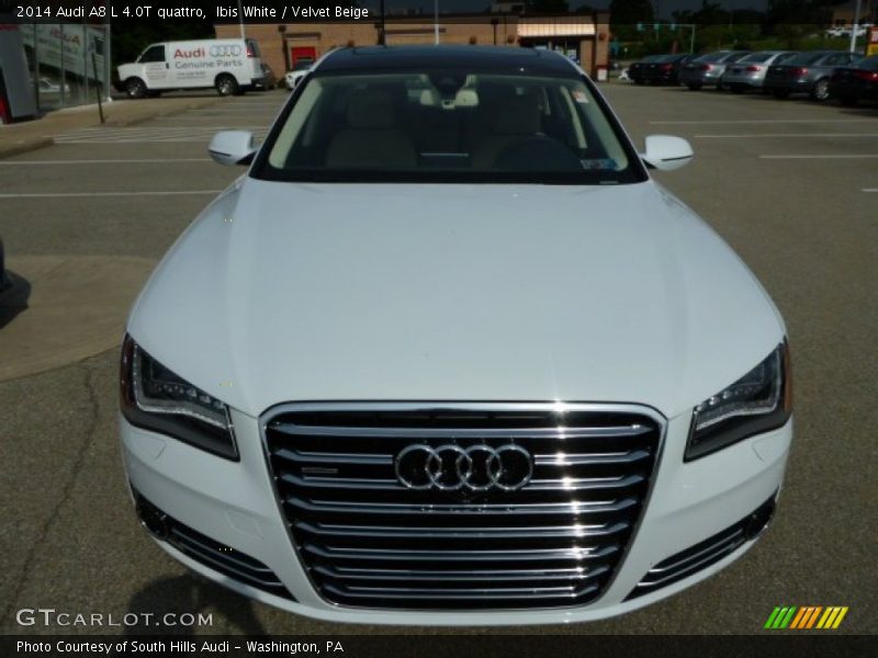  2014 A8 L 4.0T quattro Ibis White