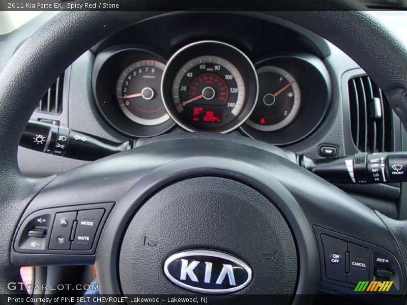 Spicy Red / Stone 2011 Kia Forte EX