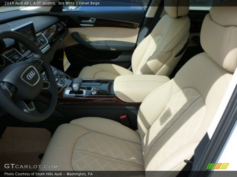 Front Seat of 2014 A8 L 4.0T quattro
