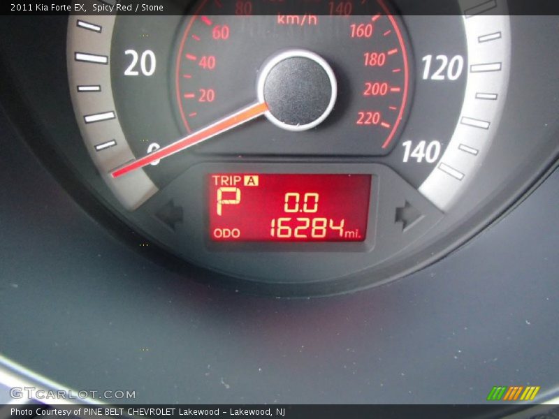 Spicy Red / Stone 2011 Kia Forte EX