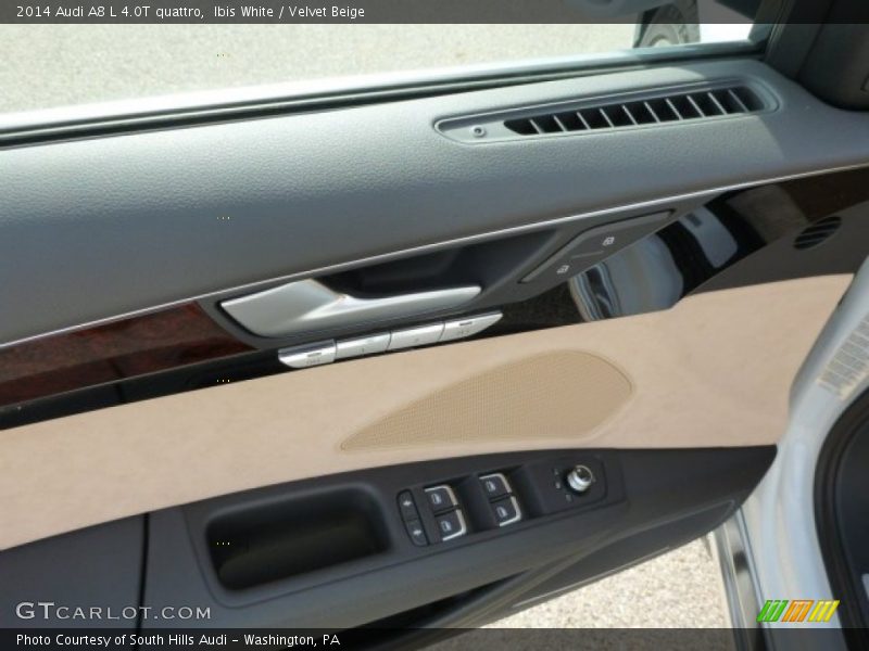 Ibis White / Velvet Beige 2014 Audi A8 L 4.0T quattro