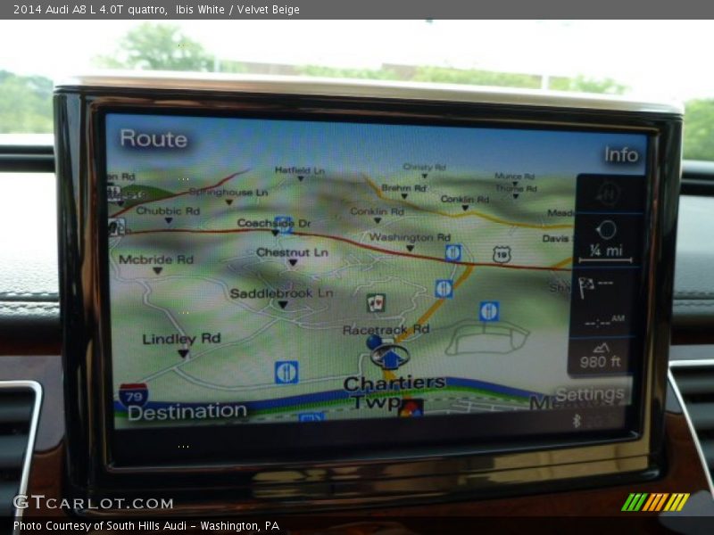 Navigation of 2014 A8 L 4.0T quattro