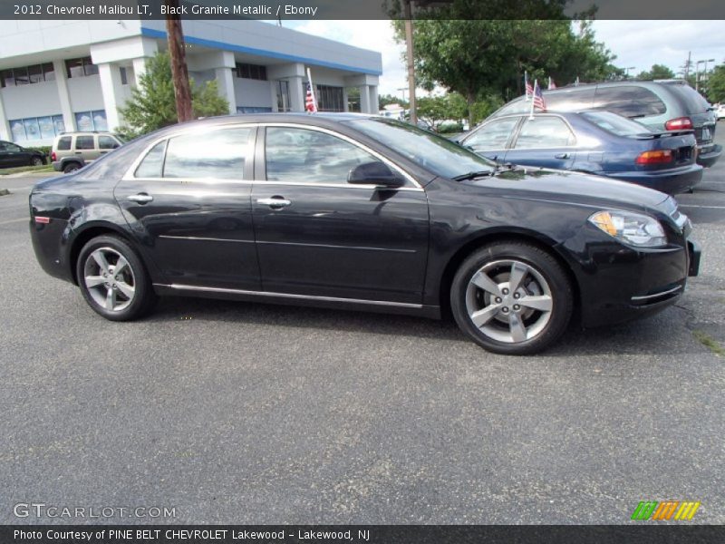 Black Granite Metallic / Ebony 2012 Chevrolet Malibu LT