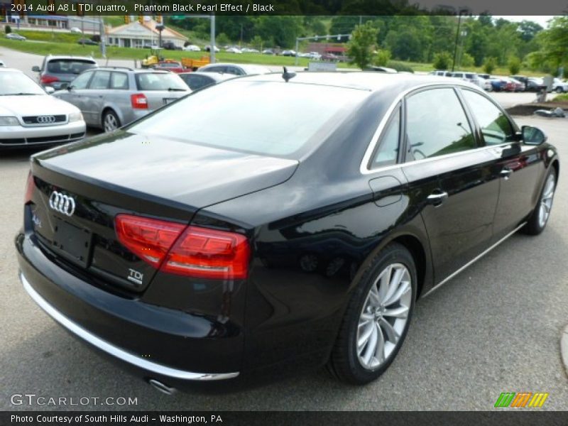 Phantom Black Pearl Effect / Black 2014 Audi A8 L TDI quattro