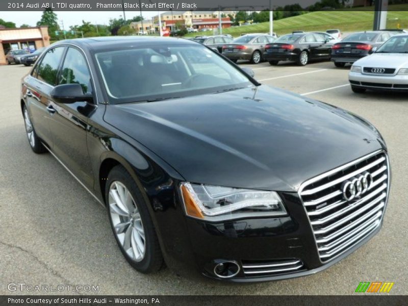 Front 3/4 View of 2014 A8 L TDI quattro