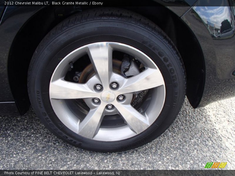 Black Granite Metallic / Ebony 2012 Chevrolet Malibu LT