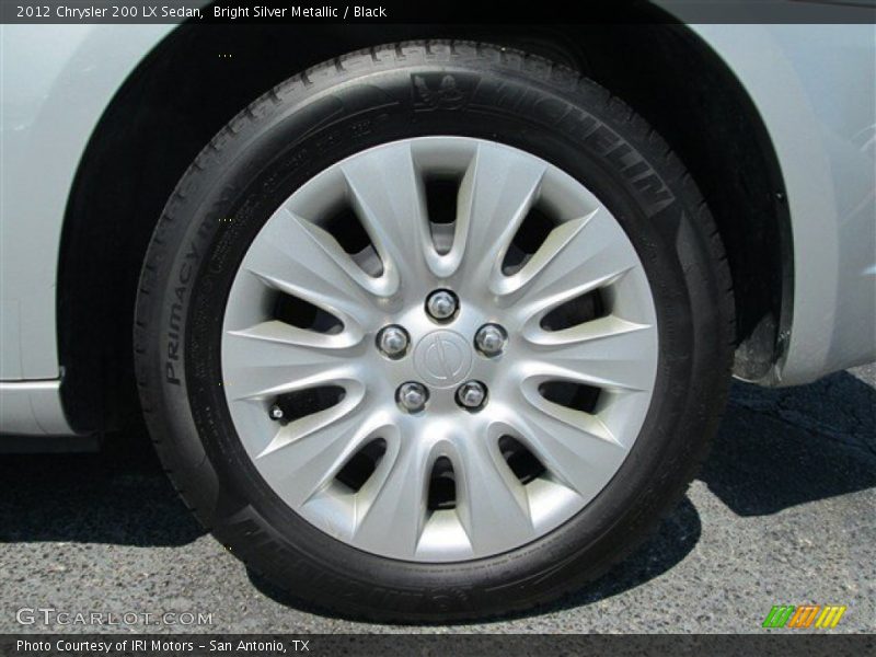 Bright Silver Metallic / Black 2012 Chrysler 200 LX Sedan