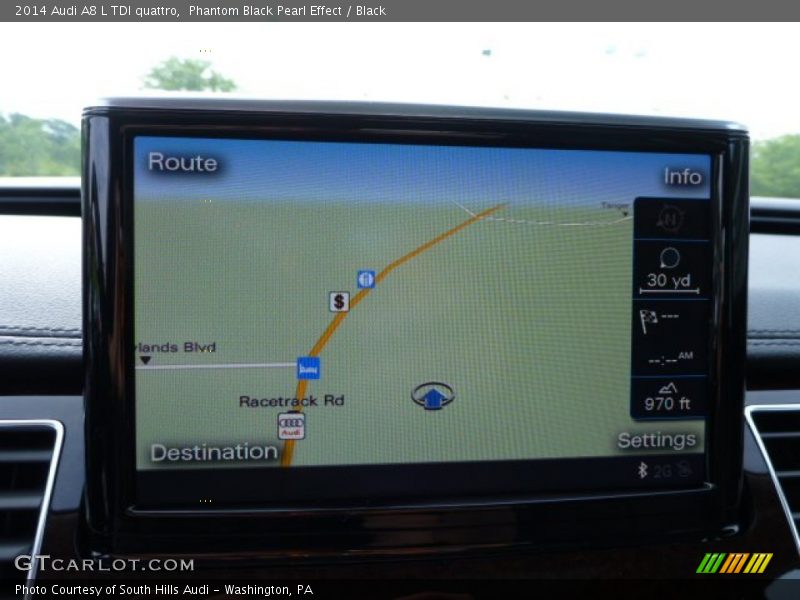 Navigation of 2014 A8 L TDI quattro