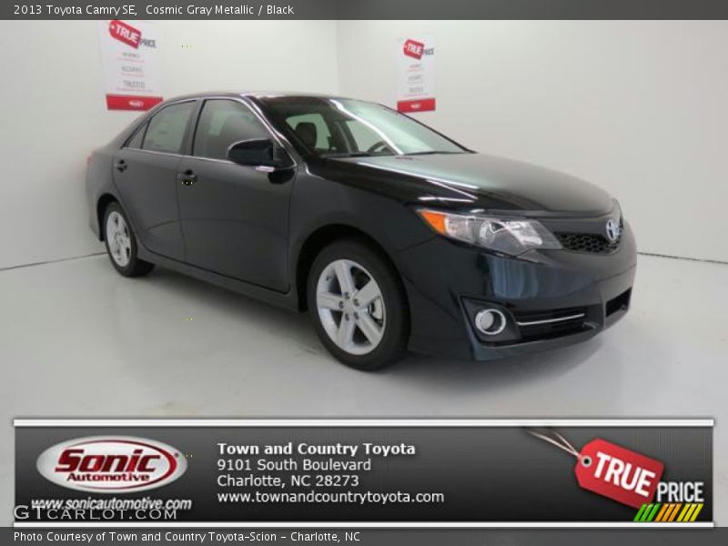 Cosmic Gray Metallic / Black 2013 Toyota Camry SE