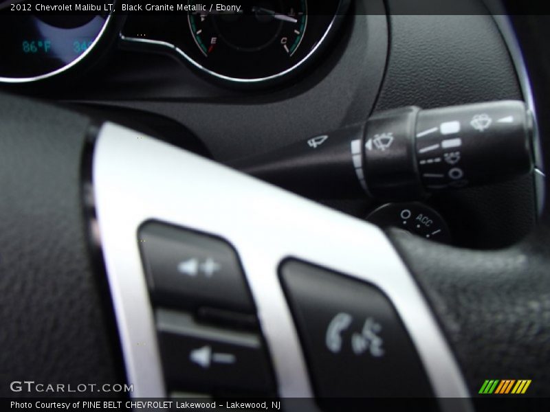 Black Granite Metallic / Ebony 2012 Chevrolet Malibu LT