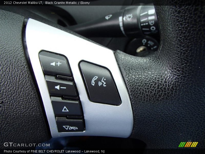 Black Granite Metallic / Ebony 2012 Chevrolet Malibu LT
