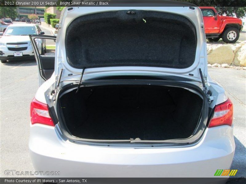 Bright Silver Metallic / Black 2012 Chrysler 200 LX Sedan