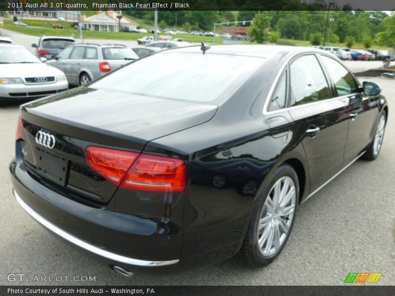 Phantom Black Pearl Effect / Black 2013 Audi A8 3.0T quattro