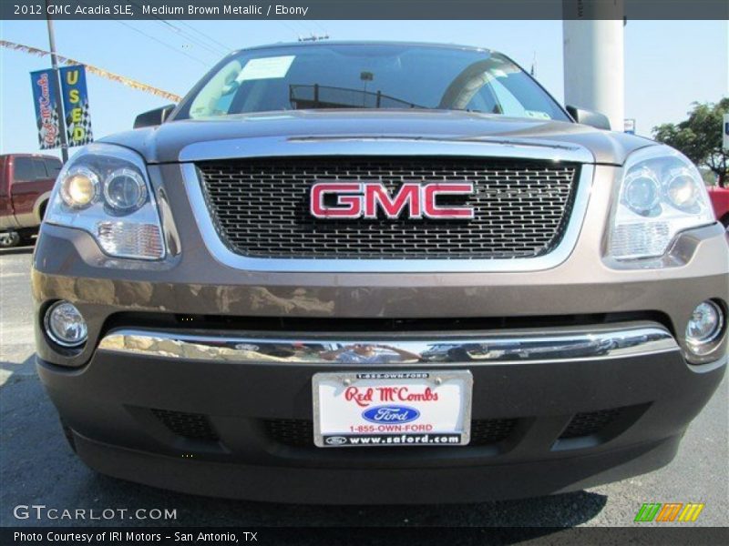 Medium Brown Metallic / Ebony 2012 GMC Acadia SLE
