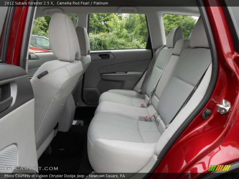 Camellia Red Pearl / Platinum 2012 Subaru Forester 2.5 X
