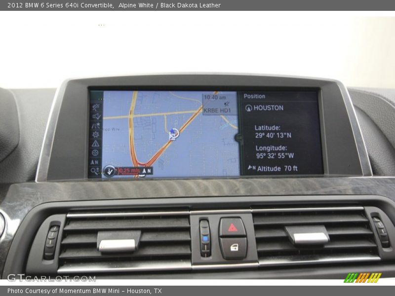 Alpine White / Black Dakota Leather 2012 BMW 6 Series 640i Convertible