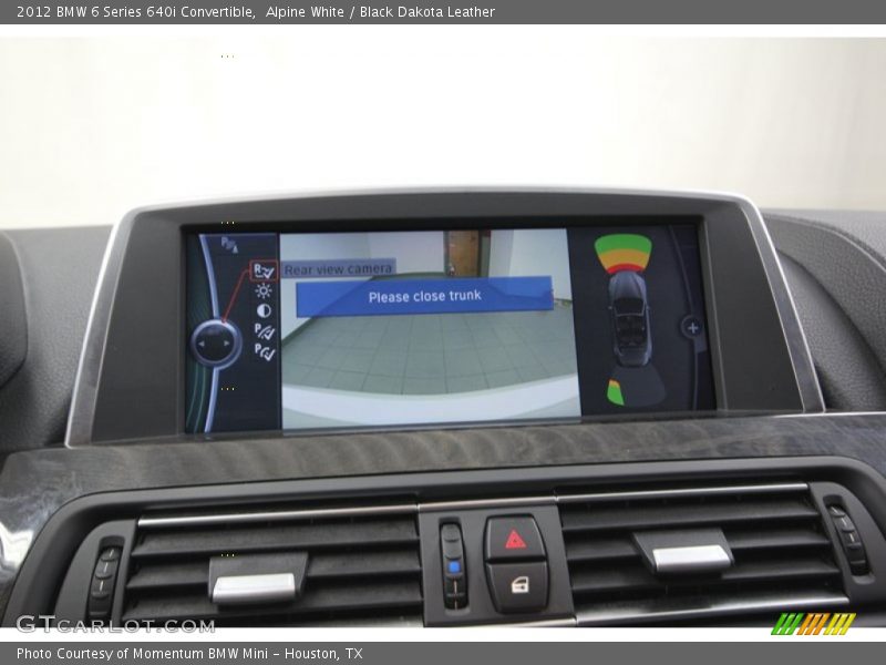 Alpine White / Black Dakota Leather 2012 BMW 6 Series 640i Convertible