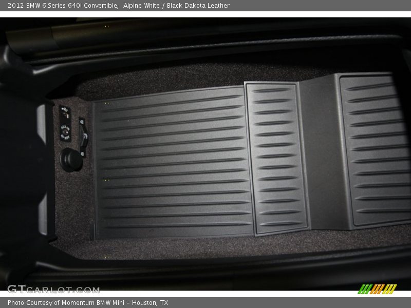 Alpine White / Black Dakota Leather 2012 BMW 6 Series 640i Convertible