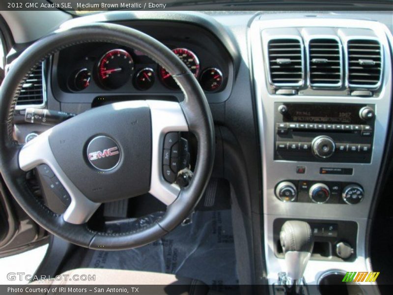 Medium Brown Metallic / Ebony 2012 GMC Acadia SLE