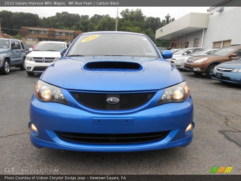 WR Blue Pearl / Carbon Black 2010 Subaru Impreza WRX Wagon
