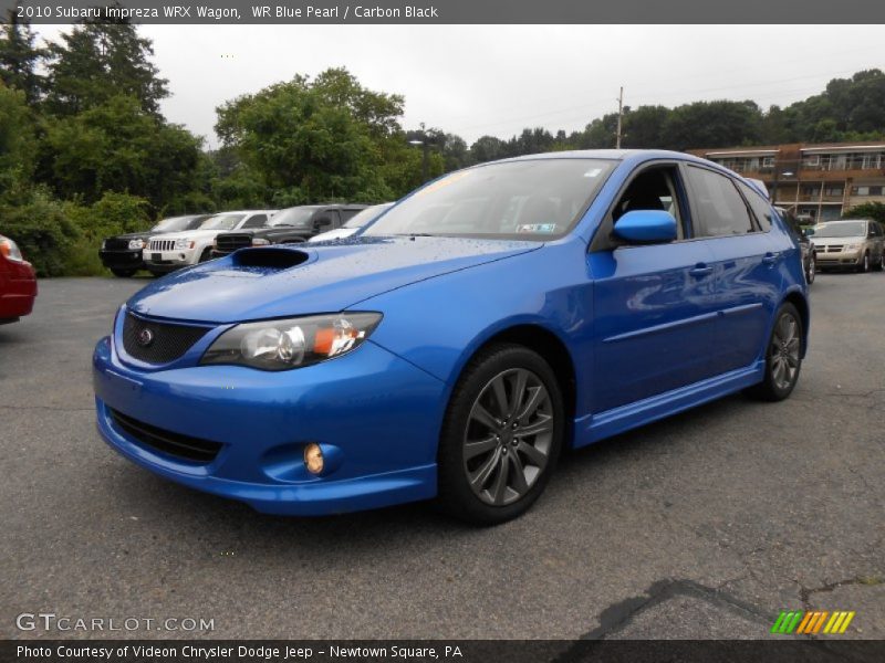 WR Blue Pearl / Carbon Black 2010 Subaru Impreza WRX Wagon