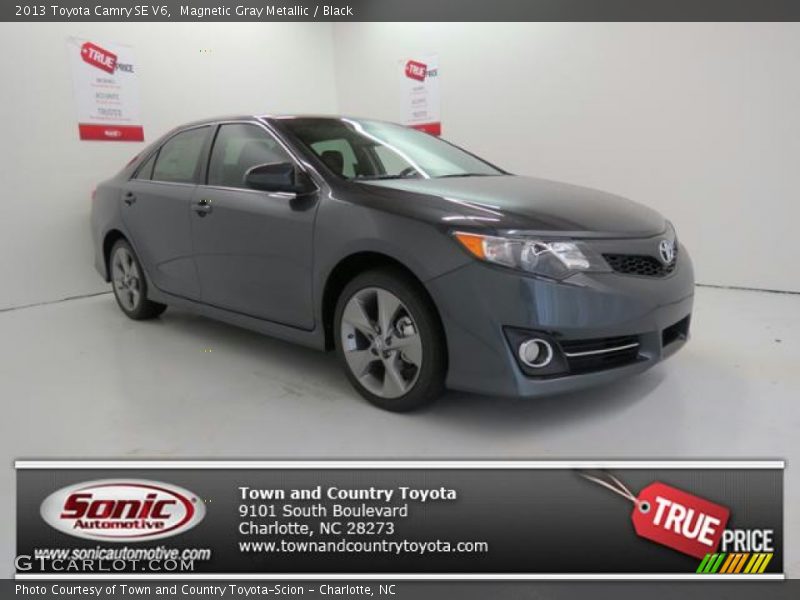 Magnetic Gray Metallic / Black 2013 Toyota Camry SE V6
